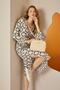 Print Beige Women's Shoulder Bag 05PO22Y1536