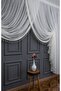 Ice Broken Pattern Double-breasted Tulle Curtain (bead Included), 300x260cm, 1/4, 14esse00101 - 4
