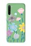 Xiaomi Redmi Note 8 Compatible Color Brush Designed Green Launch Phone Case