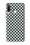 حافظة هاتف متوافقة مع هاتف Huawei P30 Lite بتصميم الشطرنج باللون الأسود