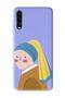 Lilac Launch Phone Case with Pearl Earring Girl Design Compatible with Samsung A30S - A50