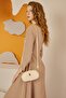 Print Beige Women's Shoulder Bag 05PO22Y1555