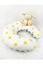 Gray Zigzag and Yellow Star (Beşer Bıyeli) Breastfeeding Pillow and Support Cushion
