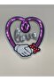 15x12 Cm Love And Heart Sequined Applique Accessory