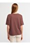 3683 Basic T-Shirt-Black Brown - 2