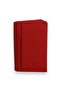 Unisex Genuine Leather Wallet And Card Holder 1818 Red - 3