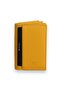 Unisex Genuine Leather Wallet And Card Holder 1818 Yellow - 2