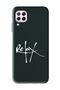 Huawei P40 Lite Compatible Relax Design Black Launch Phone Case