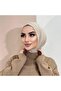 Snap Fastener Ready-made Scarf Shawl Hijap Skin Color