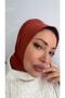 Women's Hijab Tile Snap Neck Collar Hijab Bonnet Model Scarf Shawl