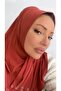 Women's Hijab Tile Snap Neck Collar Hijab Bonnet Model Scarf Shawl - 2