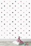 204 Pcs Purple Shades Round Wall Sticker Kids Room Wall Decoration Wall Sticker - 2
