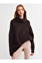 2268 Turtleneck Wide Sweater - Dark Brown