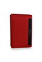 Unisex Genuine Leather Wallet And Card Holder 1818 Red - 4