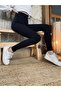 Wide Belt Ribbed Leggings - 2
