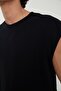 Basic Lacivert-Gri 2'li Paket Oversize/Geniş Kesim Pamuklu Kolsuz T-Shirt/Atlet TMNSS22AL0070 - 5