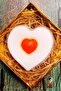 Decorative Gift Flower Scented Heart Series White Red Decorative Bathroom and Hand Soap - 2