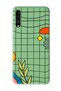 Samsung A30S - A50 Compatible Line Design Green Launch Phone Case