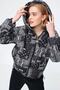 5125 White Patterned Puffer Jacket - 2