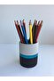 Office Set Pen Holder Flower Pot Note Pad Cactus And Coasters - 3