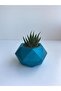 Office Set Pen Holder Flower Pot Note Pad Cactus And Coasters - 4