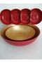 Berrak Set Red and Gold Compatible - 2