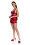 Women's Claret Red 6-Piece Nightgown Set T3070 - 2