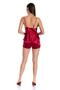Women's Claret Red 6-Piece Nightgown Set T3070 - 3