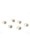 Diamond Ring Napkin Holder with Square Stones is sold in a pack of 12. - 3