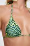 Abstract Patterned Triangle Covered Regular Low Waist Bikini Set Tbess22Bt0022 - 4