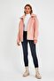 Pink Lambskin Puffer Coat with Accessories - 2
