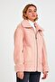 Pink Lambskin Puffer Coat with Accessories - 4