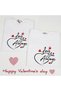 Unisex White T-shirt Long Sleeve Love You Always Printed Price is for one piece. - 4