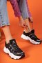 Black and White Anorak Women's Sneakers0012142 - 2