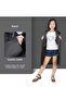Eva Black Practical Trend Children's Raincoat Unisex 8- 12 Years