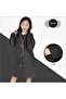 Eva Black Practical Trend Children's Raincoat Unisex 8- 12 Years - 6