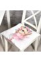 Cute Ballerina Bear Designed Fluffy Chair Cushion - 2
