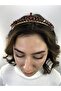 Burgundy Gold Isabella Model Henna Crown – Special Design, Accessory, Quality Production, Eye-Catching Style – Mag - 3