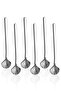 Special Design - Silver Color Set of 6 Tea, Nescafe, Jam, Presentation Spoon - 2