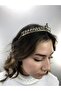 Anthracite Gold Isabella Model Henna Crown – Special Design, Accessory, Quality Production, Eye-Catching Style – - 2