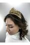 Dark Gold Color Olivia Model Henna and Bridal Crown – Wedding & Henna & Wedding, Stylish Design, Women's Accessory - 4