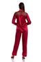 Women's Claret Red 6-Piece Nightgown Set T3070 - 6