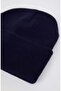 Navy Basic Beret Plain Beret Unisex - 2