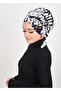 Patterned Drawstring Ready Made Bonnet - 3