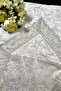 Prayer Rug Velvet Single Prayer Rug French Lace Cappuccino - 2