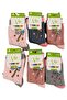 Girl's 6 Pairs Towel Cotton Lycra Socks Winter - 2