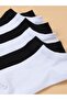 Pack of 10 Koton Women's Booties Socks Black/white - 2