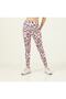 Fashion Women's Casual Sports Tights White Pink - 3