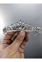 Silver Color Thin Crystal Henna and Bridal Crown – Wedding & Henna & Wedding, Stylish Design, Women's Accessory