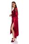 Women's Claret Red 6-Piece Nightgown Set T3070 - 8